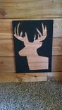 Whitetail Buck Wood Wall Art 1 small