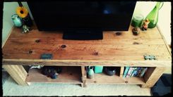 Reclaimed Door Entertainment Center 2 small