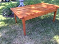 Douglass Fir And Sa Mahogany Dining Table 3 small