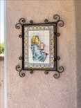 Wrought Iron Picture Frame; Tile, Photo, Artwork Display Frames 1 small