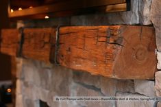 Fireplace Mantel With Metal Straps 5 small