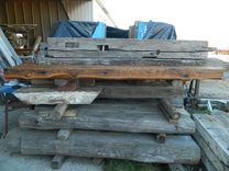 Fireplace Mantel Of Two Joined Beams 2 small