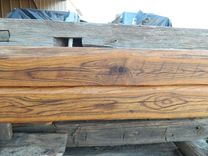 Fireplace Mantel Of Two Joined Beams 6 small