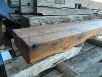Fireplace Mantel Of Two Joined Beams 1 small