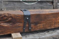 Iron Strapped Fireplace Mantel 5 small