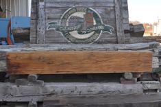 Rustic Fireplace Mantel - Rare 1800s Rectangular, Elm Hand Hewn 2 small