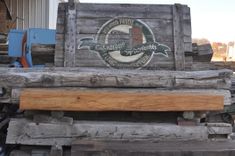 Rustic Fireplace Mantel - Rare 1800s Rectangular, Elm Hand Hewn 3 small