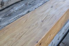 Rustic Fireplace Mantel - Rare 1800s Rectangular, Elm Hand Hewn 5 small