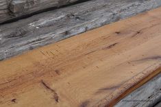 Rustic Fireplace Mantel Shelf - Cut Oak Tree-Like Face 4 small