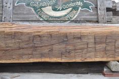 Rustic Fireplace Mantel Shelf - Cut Oak Tree-Like Face 6 small
