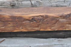 1830s Rustic Log Cabin Fireplace Mantel 6 small