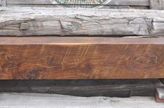 Dark White Oak Mantel Beam With Flowing Grains 5 small