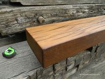 Mantel Shelf Made From Reclaimed White Oak With Nice Streaks 1 small
