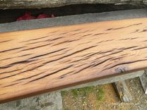 Mantel Shelf Made From Reclaimed White Oak With Nice Streaks 5 small