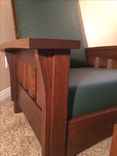 Bow Arm Morris Chair & Ottoman 4 small