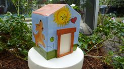 Custom Dog House Urn 2 small