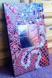 Red Mosaic Mirror 4 small
