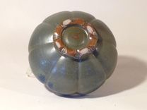 Blue/Green Scalloped Bowl 5 small