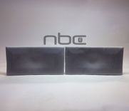 Concrete Subway Dimpled Or Dipped Tiles - Gray & White 1 small