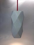 Concrete Geo Shape Light Pendant - Modern Minimalist Industrial Geometric 1 small