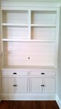 Built-In Wall Unit With Fireplace Mantle 4 small