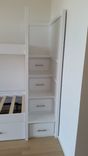 Twin Over Twin Bunk Bed With Pop-Up Trundle, Stairs And Desk 3 small