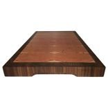 Extra Large End Grain Wood Cutting Board 5 small