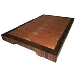 Extra Large End Grain Wood Cutting Board 3 small