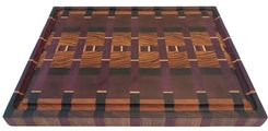 Exotic Wood, End Grain Cutting Board 6 small