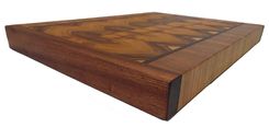 Canary Wood - Exotic Wood End Grain Cutting Board 1 small