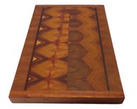 Canary Wood - Exotic Wood End Grain Cutting Board 8 small