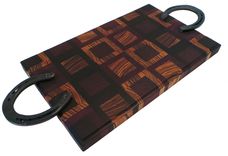 Horseshoe Handle - Exotic Wood Cutting Board 5 small