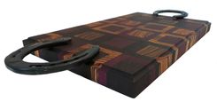Horseshoe Handle - Exotic Wood Cutting Board 1 small