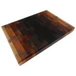 Transition - Light To Dark To Light, End Grain Wooden Cutting Board 3 small