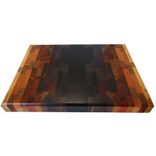 Transition - Light To Dark To Light, End Grain Wooden Cutting Board 1 small