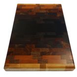 Transition - Light To Dark To Light, End Grain Wooden Cutting Board 5 small