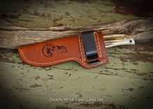 Custom Leather Knife Sheaths Made To Fit Your Knife. 2 small