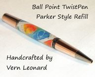 Handcrafted Breast Cancer Us Postage Stamp Twist Pen 2 small