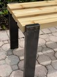 Metal And Cedar Wood Bench 6 small