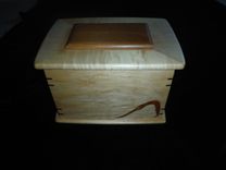 Maple Jewelry Box With Slotted Insert Trays 1 small