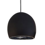 Led Geode Gem & Porcelain Mini Matte Black Clay Pendant Light 2 small