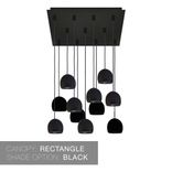 Led Geode Gem & Porcelain Mini Matte Clay Stagger 2-11 Pendant Light Chandelier 5 small