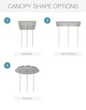 Hand Blown Glass Drop & Wood Stagger 2-11 Pendant Light Chandelier 5 small
