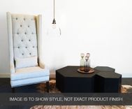 8" Clear Hand Blown Glass Downrod Pendant Light- Nickel 2 small