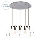 8" Hand Blown Glass 2-11 Pendant Light Chandelier 1 small