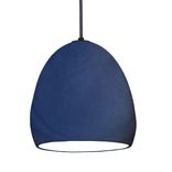 Ceramic Indigo Porcelain Pendant Light 1 small