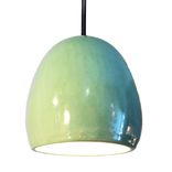 Porcelain Ceramic Celadon Clay Pendant Light 1 small