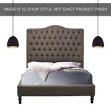 Porcelain Ceramic Matte Black Clay Pendant Light- Brass Downrod 3 small