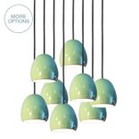 Porcelain Globe Clay Stagger 2-11 Pendant Light Chandelier 1 small