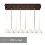 Ship Rope Globe Clay 2-11 Pendant Light Chandelier 4 small